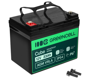 Akumulator do UPS Green Cell Cube AGM VRLA IP54 12V 33Ah